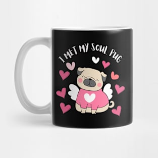 I Met My Soul Pup Valentines Gift For Dog Lovers Mug